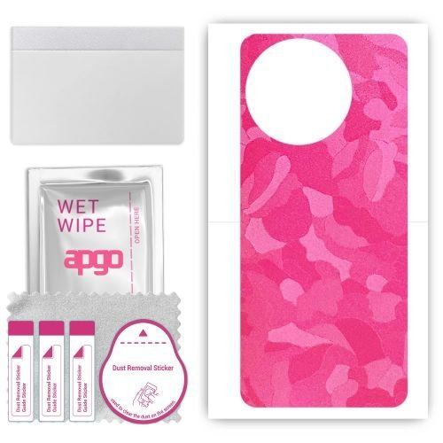 folia naklejka skórka strukturalna na TYŁ do Realme C67 - Moro Camo Różowy - apgo SKINS