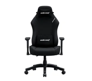 Anda Seat Luna L Gamingowy do 110kg Tkanina Czarny - Fotele gamingowe - miniaturka - grafika 1