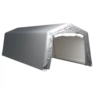 vidaXL Namiot magazynowy, 300 x 900 cm, stal, szary 3079590 - Altany ogrodowe - miniaturka - grafika 1