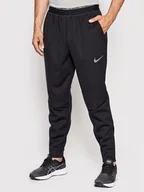 Spodnie sportowe męskie - Nike Spodnie dresowe Pro Therma-Fit DD2122 Czarny Standard Fit - miniaturka - grafika 1