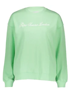 Pepe Jeans Bluza w kolorze zielonym - Bluzy damskie - miniaturka - grafika 1