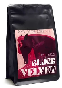 Kawa ziarnista PIXEL Black Velvet Espresso 250g - Kawa - miniaturka - grafika 1