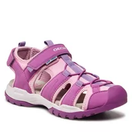 Sandały damskie - Geox Sandały J Borealis G. A J250WA 01550 C8224 D Purple/Pink - miniaturka - grafika 1