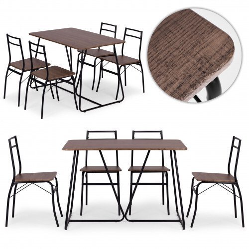 ModernHome Zestaw mebli jadalnianych nowoczesny kompaktowy