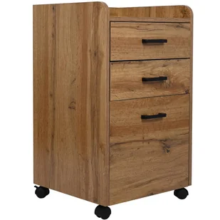 Szafka na kółkach z szufladą olcha stolik 42x40x72 VBS3A Begryf - Szafki biurowe - miniaturka - grafika 1