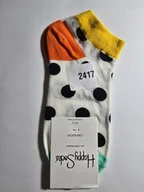 Skarpetki męskie - Kolorowe skarpety Happy Socks stopki unisex rozmiar 36-40 (2417) - miniaturka - grafika 1