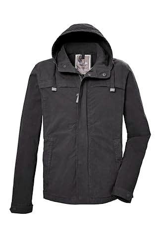 G.I.G.A. DX Męska kurtka/kurtka przejściowa z kapturem GS 16 MN JCKT GOTS, antracyt, L, 42660-000