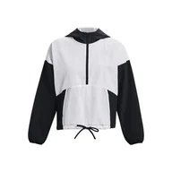 Kurtki damskie - Damska Kurtka UNDER ARMOUR WOVEN GRAPHIC JACKET 1377550-001 – Czarny - miniaturka - grafika 1