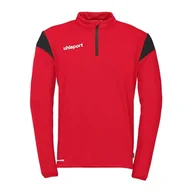 Koszulki i topy damskie - uhlsport Squad 27 1/4 Zip Top Piłka Nożna Koszulka z długim rękawem i Jersey Sportowy Bez Kapturem Unisex - miniaturka - grafika 1