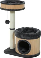 Drapaki dla kotów - Zolux ZOLUX Drapak dla kota BAMBOO 2 kol. szary 76 cm - miniaturka - grafika 1