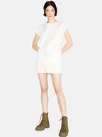 Koszulki i topy damskie - Sisley T-shirt damski (2 sztuki), White 921, M - miniaturka - grafika 1