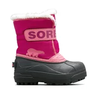 Buty trekkingowe damskie - Śniegowce juniorskie Sorel Snow Commander - miniaturka - grafika 1