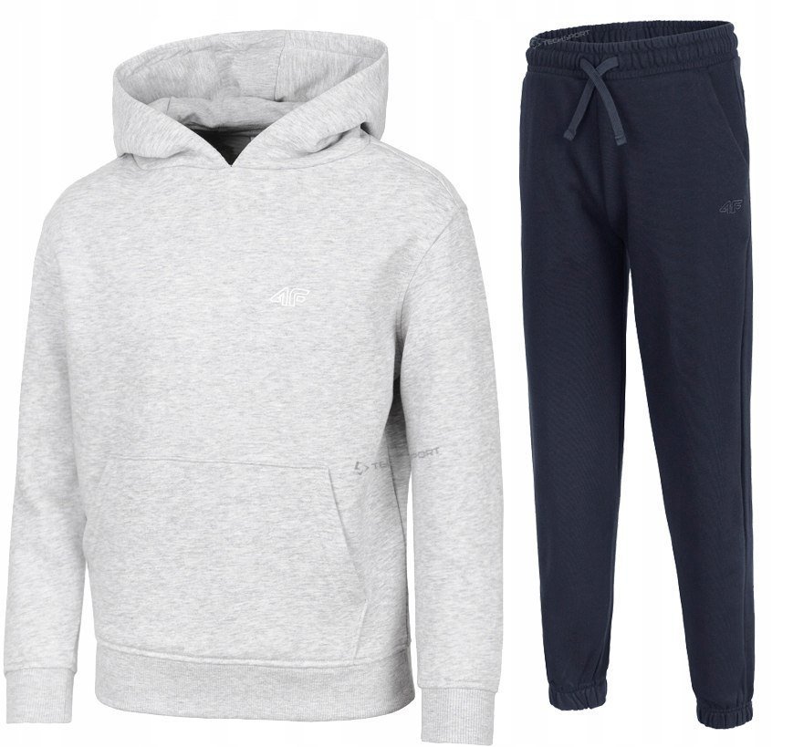 4F OCIEPLANY DZIEWCZÄCY DRES KOMPLET BLUZA SPODNIE / rozm 164