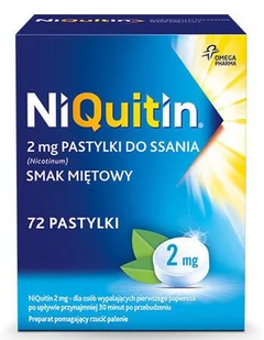 GlaxoSmithKline NiQuitin 2mg 72 szt. - Rzucanie palenia GlaxoSmithKline NiQuitin 2mg 72 szt. - Rzucanie palenia - miniaturka - grafika 1
