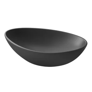 CERSANIT K116-106 MODUO 55 UMYWALKA NABLATOWA NIEREGULARNA ANTRACYT MAT BOX - Umywalki - miniaturka - grafika 1