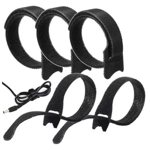 Zestaw 6 Szt Rzepów Długich Do Przewodów Kabli - Maskownice do kabli - miniaturka - grafika 2