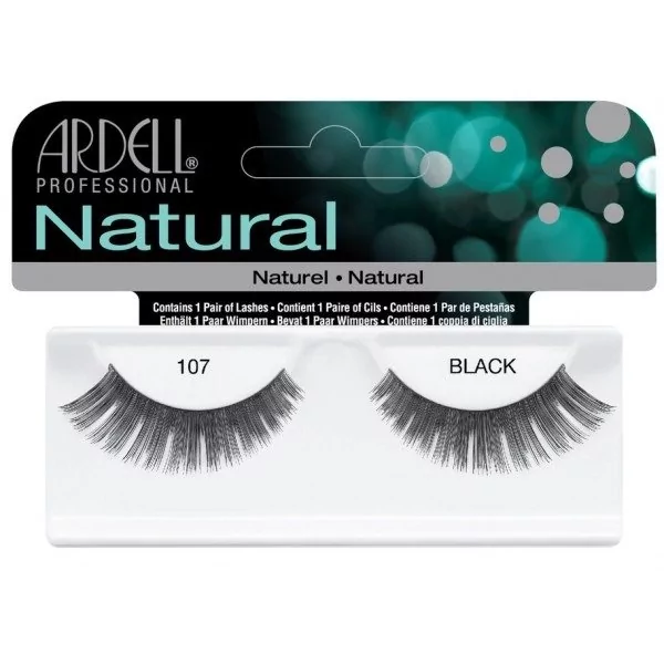 Ardell 1 para sztucznych rzęs Natural 107 Black