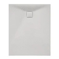 Brodziki prysznicowe - Biały brodzik prysznicowy prostokątny o strukturze kamienia 100x70 cm Riko Hydrosan - miniaturka - grafika 1