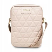 Plecaki - ﻿Guess Torba GUTB10QLPK 10" różowa/pink Quilted Tablet Bag - miniaturka - grafika 1