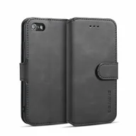 Etui i futerały do telefonów - INF Etui na telefon iPhone 7/8 ze skórypoliuretan w kolorze czarnym - miniaturka - grafika 1