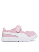 Buty dla dziewczynek - Puma Półbuty Courtflex v3 Lina V Inf 400579 02 Różowy - miniaturka - grafika 1
