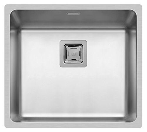 Pyramis 101023801 LUME (45X40) 1B umywalka do zabudowy ze stali nierdzewnej, polerowana, 45 x 40 cm