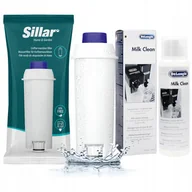 Akcesoria i części do ekspresów do kawy - Filtr wody Sillar do ekspresu Delonghi + Delonghi Płyn do czyszczenia obwodów mleka 250ml - miniaturka - grafika 1