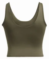 Koszulki i topy damskie - Top treningowy damski Under Armour UA bez rękawów UA Motion zielony - miniaturka - grafika 1