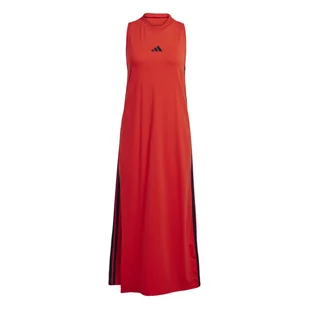 Damska Sukienka ADIDAS W 3S SJ DRE JE1206 – Czerwony - Sukienki - miniaturka - grafika 1