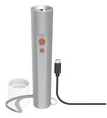 Latarki - Hama FL350-C Srebrny Latarka ręczna LED - miniaturka - grafika 1