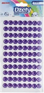 Brewis Dżety samoprzylepne fioletowe 8mm - opak. 88szt. VB8648 - Dekoratorstwo - miniaturka - grafika 1