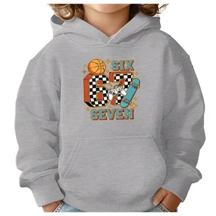 BLUZA DZIECIĘCA 67 SIX SEVEN VIRAL GAME 122-128 CHŁOPIĘCA DZIEWCZĘCA - Bluzy dla dziewczynek BLUZA DZIECIĘCA 67 SIX SEVEN VIRAL GAME 122-128 CHŁOPIĘCA DZIEWCZĘCA - Bluzy dla dziewczynek - miniaturka - grafika 1