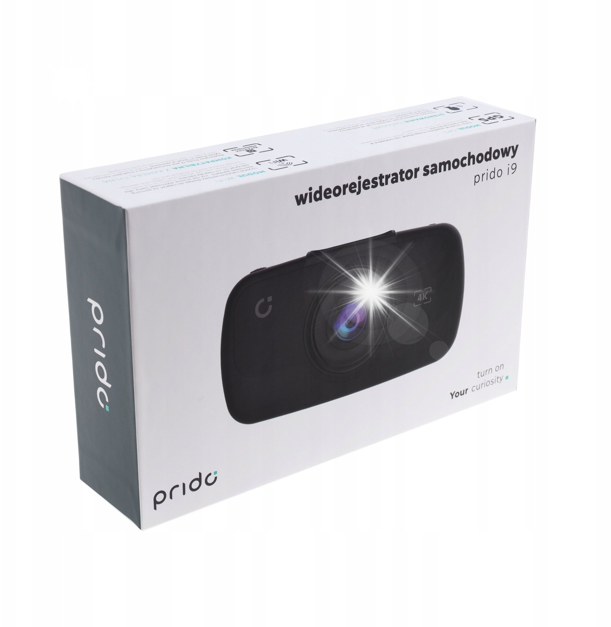 Prido KAMERA SAMOCHODOWA I9 Full HD GPS WIFI 4K