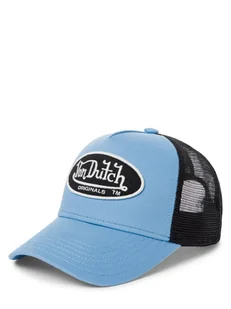 Von Dutch Czapka damska - Boston Kobiety niebieski|czarny jednolity, ONE SIZE - Czapki damskie - miniaturka - grafika 1