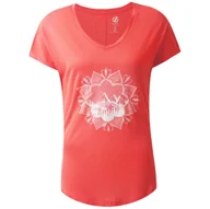 Koszulki sportowe damskie - Koszulka damska Dare 2b Serene Tee Rozmiar: XL / Kolor: czerwony - miniaturka - grafika 1