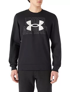 Under Armour Męska bluza z kapturem UA Rival Terry Logo Crew - Bluzy męskie - miniaturka - grafika 1
