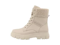 Kozaki damskie - Tom Tailor Damskie 6390890021 modne kozaki, beżowe, 36 EU, beżowy, 36 EU - miniaturka - grafika 1
