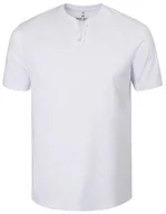Koszulki męskie - T-SHIRT Męski Koszulka w Serek BIAŁA Bawełniana LEON L Pako Jeans - miniaturka - grafika 1