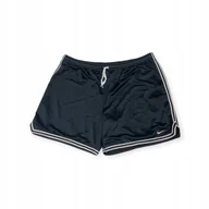 Spodenki damskie - Krótkie sportowe spodenki damskie czarne Nike L - miniaturka - grafika 1