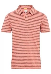 camel active Koszulka męska 409965/1P57, kolor czerwony (Coral Red), XL, Coral Red, XL - Koszulki męskie - miniaturka - grafika 1