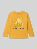 Koszulki dla chłopców - Bluzka z długim rękawem z nadrukowanym motywem - miniaturka - grafika 1