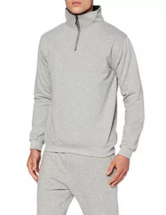 Trigema Bluza męska, Szary Mélange, XXL - Bluzy męskie - miniaturka - grafika 1