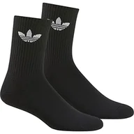 Skarpetki damskie - adidas Unisex Custom CRW Sck skarpety, czarne/białe, XS - miniaturka - grafika 1