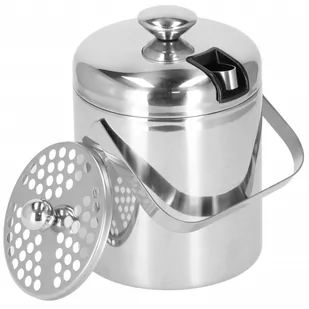 Wiaderko do lodu cooler + szczypce 1,3L pojemnik termiczny - Akcesoria do lodu - miniaturka - grafika 1