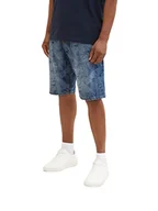 Spodenki damskie - TOM TAILOR Męskie 1036298 bermudy dżinsowe szorty, 31749-Dark Banana Leaf Lazer Denim, 31, 31749 - Dark Banana Leaf Lazer Denim - miniaturka - grafika 1
