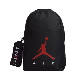 Plecak szkolny Air Jordan School Pencil Case Backpack Black + Piórnik - 9B0503-23 - Plecaki szkolne i tornistry - miniaturka - grafika 1