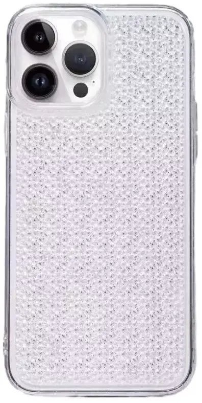 iLike Tylny pokrowiec Apple iPhone 14 Pro Silicone case Shine Transparent ILIAPP14PSST