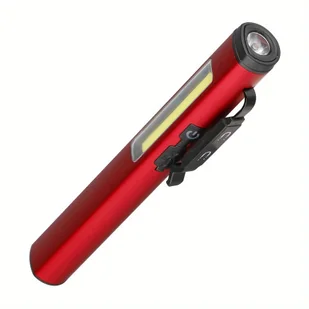 TEMU 1 Szt. Orlite Akumulatorowa USB LED Latarka, Aluminiumowe Spotowe Promieniowanie Mini Latarka Z Magnesem, 2 Bieg, 120 Maksymalna Jasność, Nie - Inne - miniaturka - grafika 1