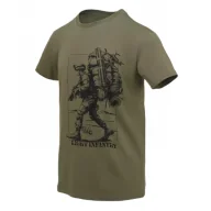 Odzież taktyczna i umundurowanie - T-Shirt Helikon-Tex (Light infantry) - Olive Green XXL - miniaturka - grafika 1