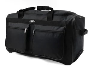 Ogromna torba podróżna na kółkach (A4) CZARNY - Akcesoria podróżnicze - miniaturka - grafika 1